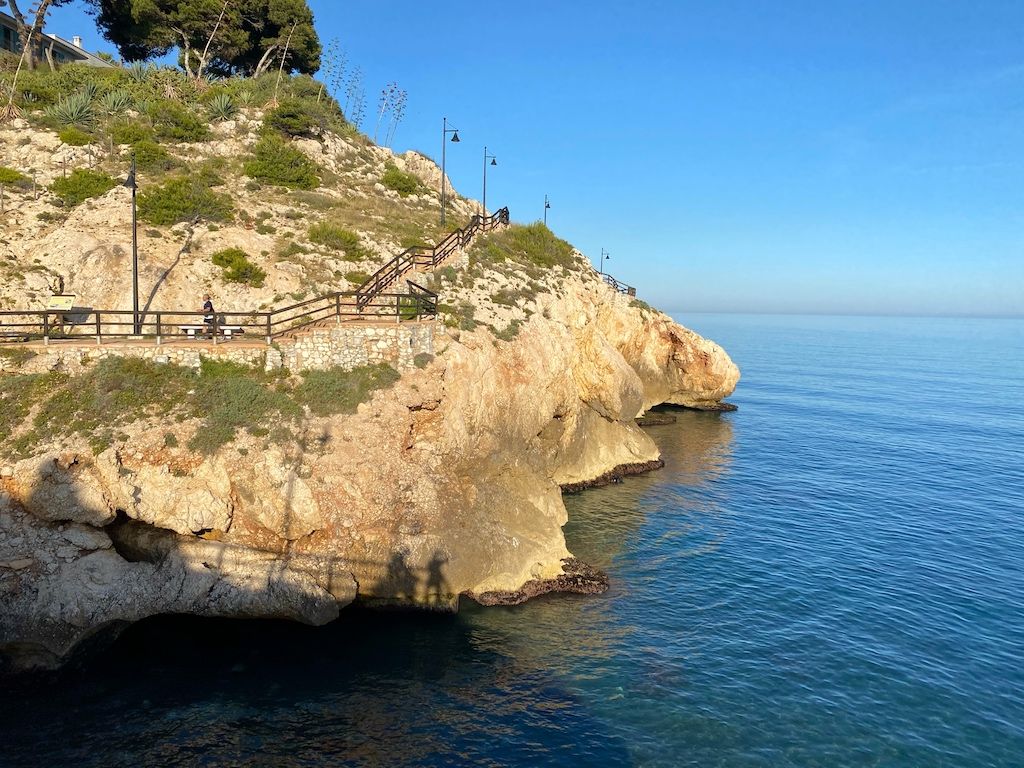Acantilados en La Cala, Axarquia