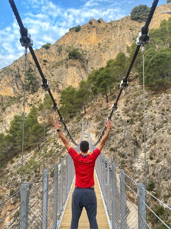 Puente colgante el saltillo